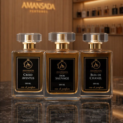 Creed Aventus, Dior Sauvage & Bleu de Chanel