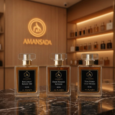 Baccarat Rouge 540, Dior Homme Intense & Tom Ford Oud Wood