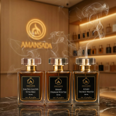 Jean Paul Gaultier Ultra Male, Armani Stronger With You & Azzaro The Most Wanted