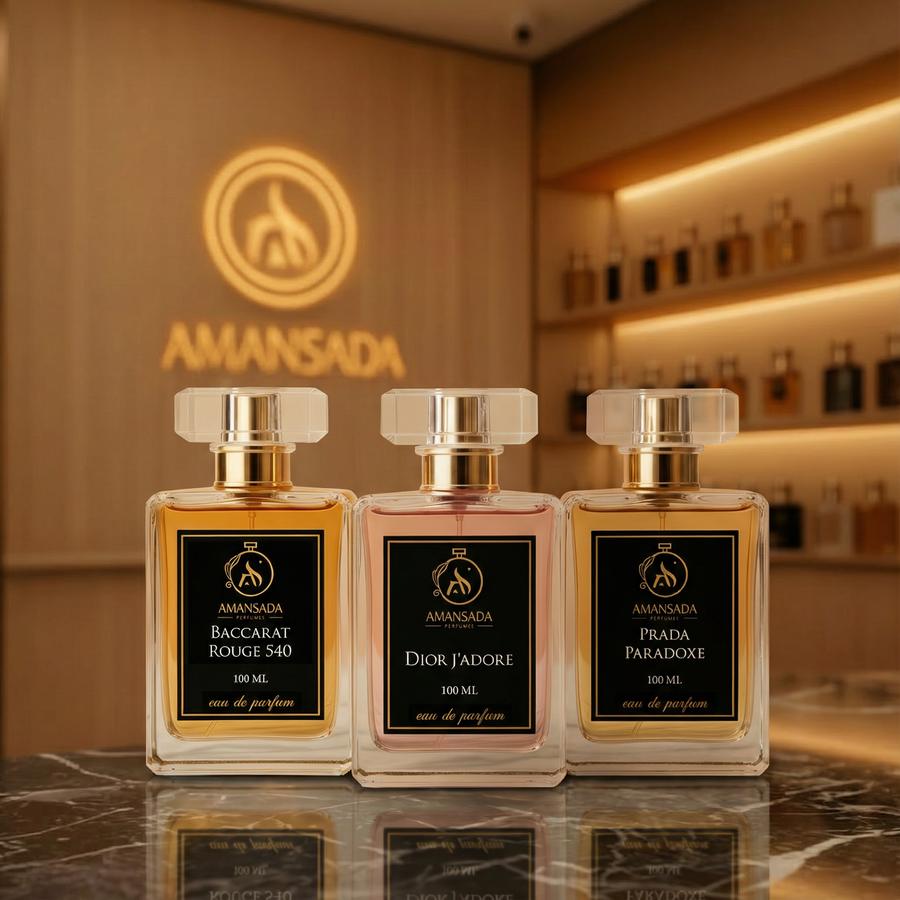 Baccarat Rouge 540, Dior J’adore & Prada Paradoxe