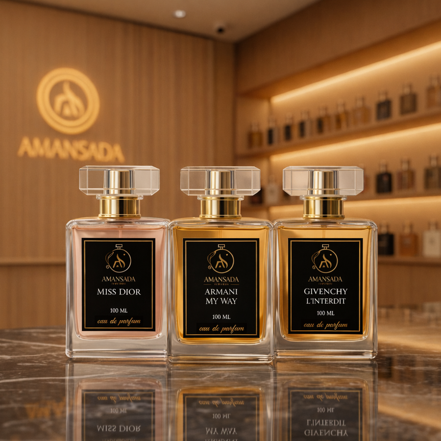 Miss Dior, Armani My Way & Givenchy L’Interdit